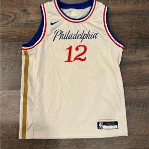 Philadelphia 76ers Basketball Jersey Harris #12 Children’s Large 14/16